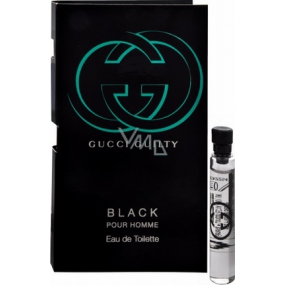 Gucci Guilty Black pour Homme toaletná voda 2 ml s rozprašovačom, fľaštička