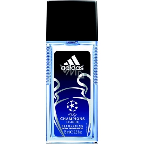 Adidas Champions League parfumovaný deodorant sklo pre mužov 75 ml