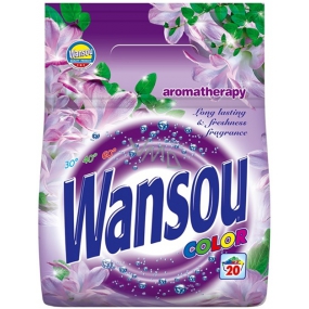 Wansou Aromatherapy Color prací prášok na farebnú bielizeň 20 dávok 1,4 kg