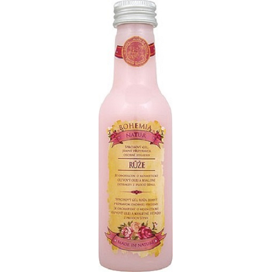 Bohemia Gifts Rosarium s extraktmi z šípok a kvetov ruže krémový sprchový gél 200 ml