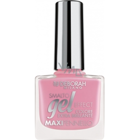 Deborah Milano Gél Effect Nail Enamel gélový lak na nechty 49 Peonia Pink 11 ml
