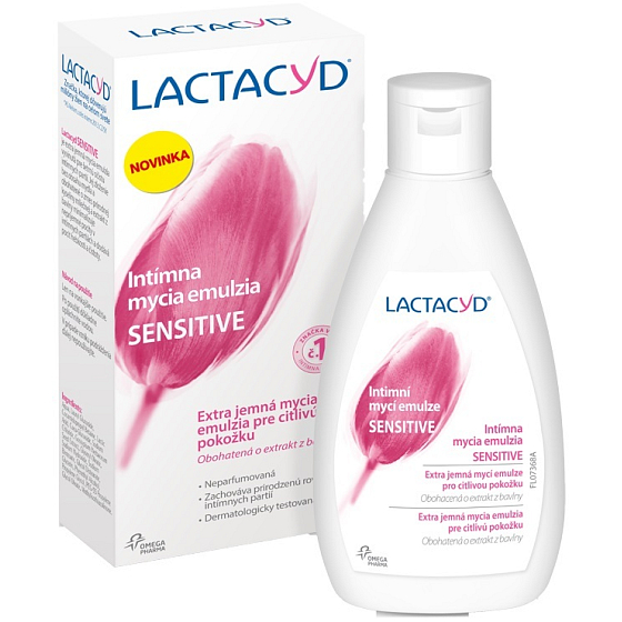 Lactacyd Sensitive intímne umývacia emulzia pre citlivú pokožku 200 ml