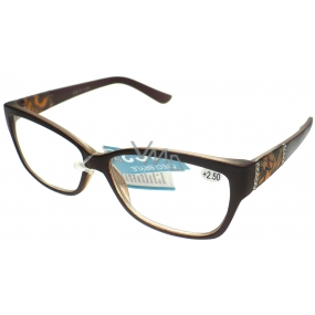 Berkeley Čítacie dioptrické okuliare +2,50 hnedé 1 kus ER8050