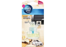 Ambi Pur Car Fresh Escapes Moonlight Vanilla náhradná náplň 7 ml