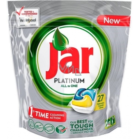 Jar Platinum All in One Lemon Kapsule do umývačky riadu 27 kusov