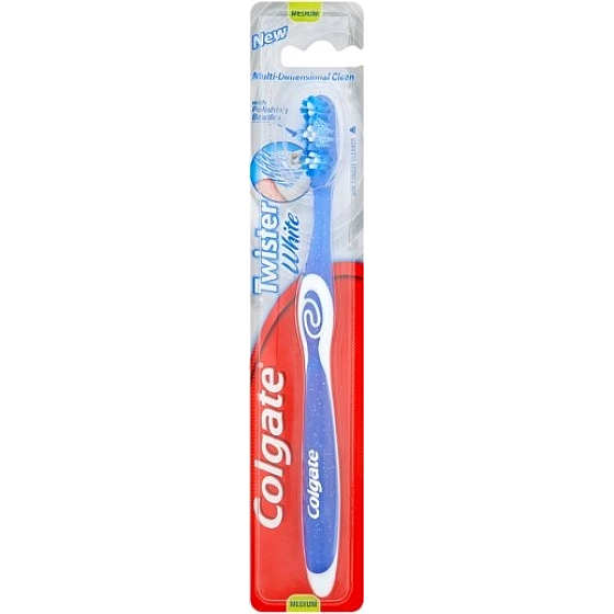 Colgate Twister White Medium strednej zubná kefka 1 kus