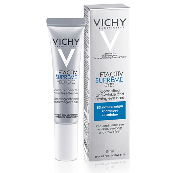 Vichy Liftactiv Supreme očná starostlivosť spevňujúca proti vráskam 15 ml