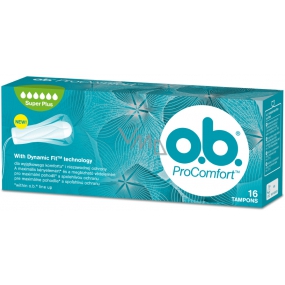 o.b. ProComfort Super Plus with Dynamic Fit tampóny 16 kusov