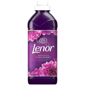 Lenor Amethyst & Floral Bouquet vôňa pivoniek a divých ruží avivážny prostriedok 25 dávok 750 ml