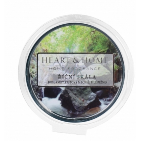 Heart & Home Riečna skala Sójový prírodný vonný vosk 26 g