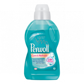 Perwoll Care & Refresh prací gél na syntetickej a zmesné textílie, zachytáva a neutralizuje nežiaduce pachy priamo v látke 15 dávok 900 ml