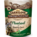 Carnilove Dog Pouch Paté Bažant s lístkami maliny bezobilné kapsičky pre dospelých psov 300 g