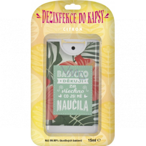Albi Dezinfekcia do vrecka s vôňou citrónu Milovaná babička 15 ml