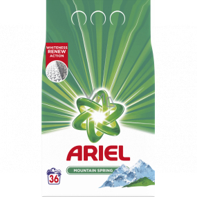 Ariel Mountain Spring prací prášok pre čisté a voňavé bielizeň bez škvŕn 36 dávok 2,7 kg