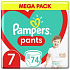 Pampers Pants veľkosť 7, 17+ kg plienkové nohavičky 74 kusov