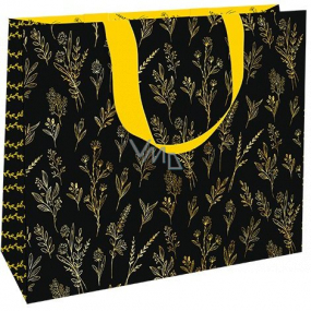 Nekupto Darčeková papierová taška luxusná 30 x 23 x 12 cm Lúčne kvety 2044 L - LFL