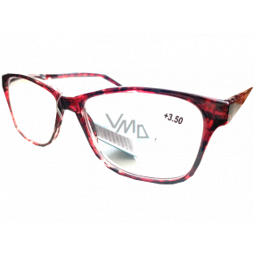 Berkeley Čítacie dioptrické okuliare +2 plastové modré červené 1 kus MC2224
