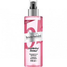 Bruno Banani Dangerous parfumovaný telový sprej pre ženy 250 ml