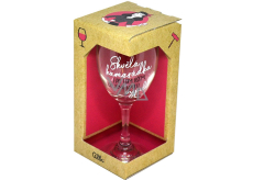 Albi My Bar Pohár na víno Great friend 220 ml