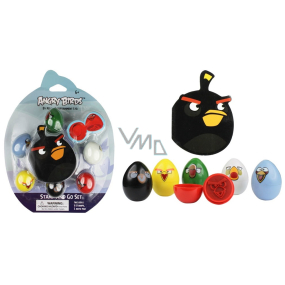 Pečiatky Angry Birds v tvare vajíčka 6 kusov, odporúčaný vek 6+