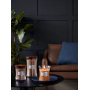 WoodWick Cashmere vonná sviečka s dreveným knôtom a skleneným viečkom malá 85 g