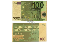 Talisman Zlatá plastová bankovka 100 EUR