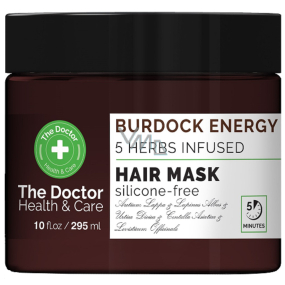 The Doctor Health & Care Burdock Energy Vitalising Maska proti padaniu vlasov 295 ml
