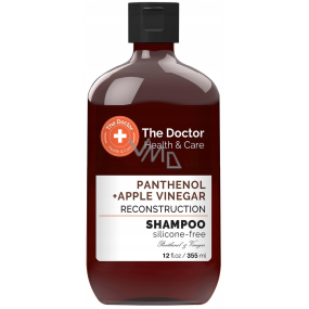 The Doctor Health & Care Panthenol + jablčný ocot Rekonštrukčný regeneračný šampón na poškodené vlasy 355 ml