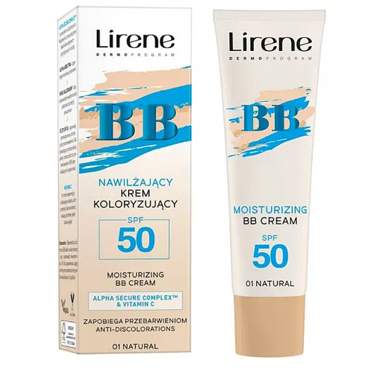 Lirene BB krém SPF50 Skin Balancing Cream 01 Natural 30 ml