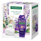 Palmolive Lavender Anti-Stress antiperspirant roll-on 50 ml + Relax sprchový gél 500 ml + čelenka, kozmetická sada pre ženy