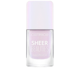  Catrice Sheer Beauties lak na nehty 100 Lavender Whispers, 10,5 ml. Jemný lak na nehty v levandulovém odstínu, který zajišťuje přirozený a elegantní vzhled s lesklým finišem.