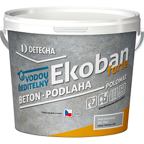 Detecha Ekoban Forte farba na drevo i betón, šedá, 5 kg