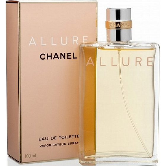 Chanel Allure toaletná voda pre ženy 100 ml s rozprašovačom