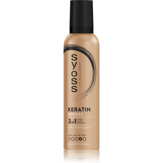 Syoss Keratin Hair Perfection penové tužidlo 250 ml