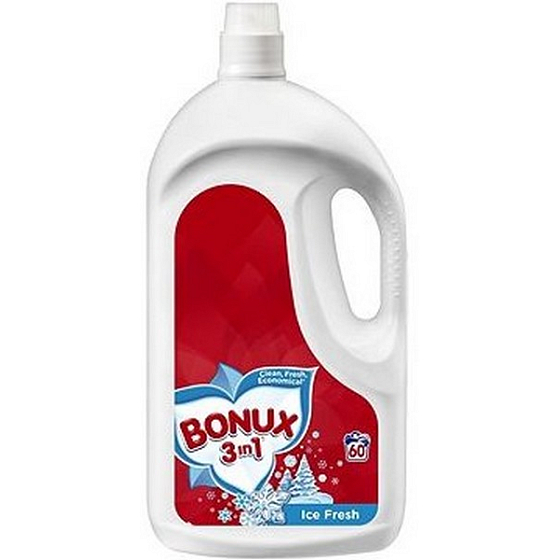 Bonux Ice Fresh 3v1 tekutý prací gél 60 dávok 3,9 l