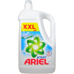 Ariel Actilift Alpine tekutý prací gél na biele prádlo 63 dávok 4,41 l