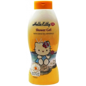 Hello Kitty Milk & Honey Mŕtve more sprchový gél s minerálmi pre deti 750 ml