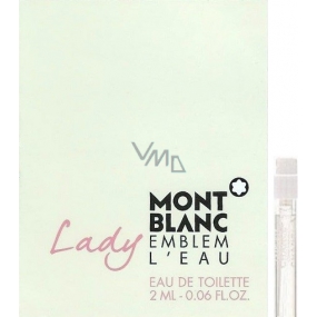 Montblanc Lady Emblem L Eau toaletná voda pre ženy 2 ml s rozprašovačom, vialka