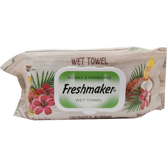 Freshmaker Coconut & Almond vlhčené obrúsky pre deti 144 kusov