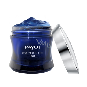 Payot Blue Techni Liss Nuit nočné napravujúca a vyhladzujúci olejový gél, ktorý sa aktivuje tmou 50 ml