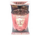 Albi Trblietavý svietnik zo skla na čajovú sviečku MARTA, 7 cm