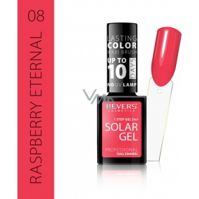 Reverz Solar Gél gélový lak na nechty 08 Raspberry Eternal 12 ml