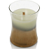 WoodWick Floral Nights Fig Leaf & Tuberose - Figové lístky a tuberóza vonná sviečka s dreveným knôtom a viečkom sklo stredná 275 g Limited 2019