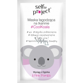 Selfie Project CoolKoala upokojujúce textilné pleťová maska 15 ml