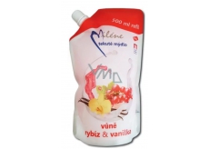 Miléne Ríbezle a vanilka tekuté mydlo náhradná náplň 500 ml