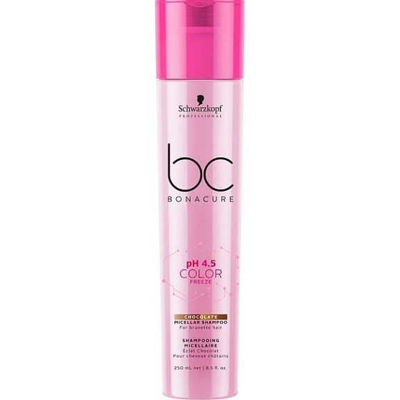 Schwarzkopf Professional BC Bonacure pH 4.5 Color Freeze micelárny šampón pre hnedé odtiene vlasov 250 ml