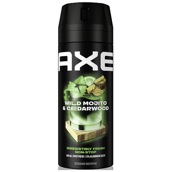 Axe Wild Green Mojito & Cedarwood deodorant sprej pre mužov 150 ml
