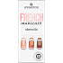 Essence French Manicure Stencils šablóny na nechty 01 Walk The Line 60 kusov
