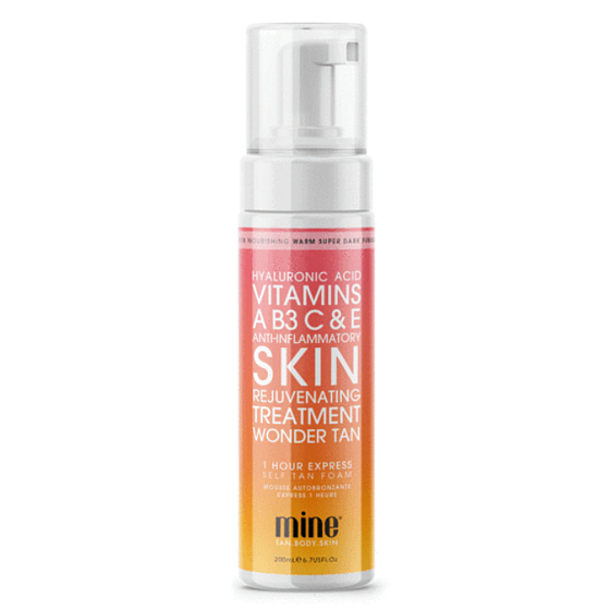 MineTan Wonder Tan Self Foam Samoopaľovacia pena pre prirodzené opálenie 200 ml
