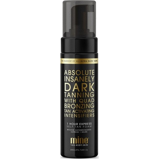 MineTan Absolute Self Tan Pena na tmavé samoopaľovanie pre extra tmavé opálenie 200 ml